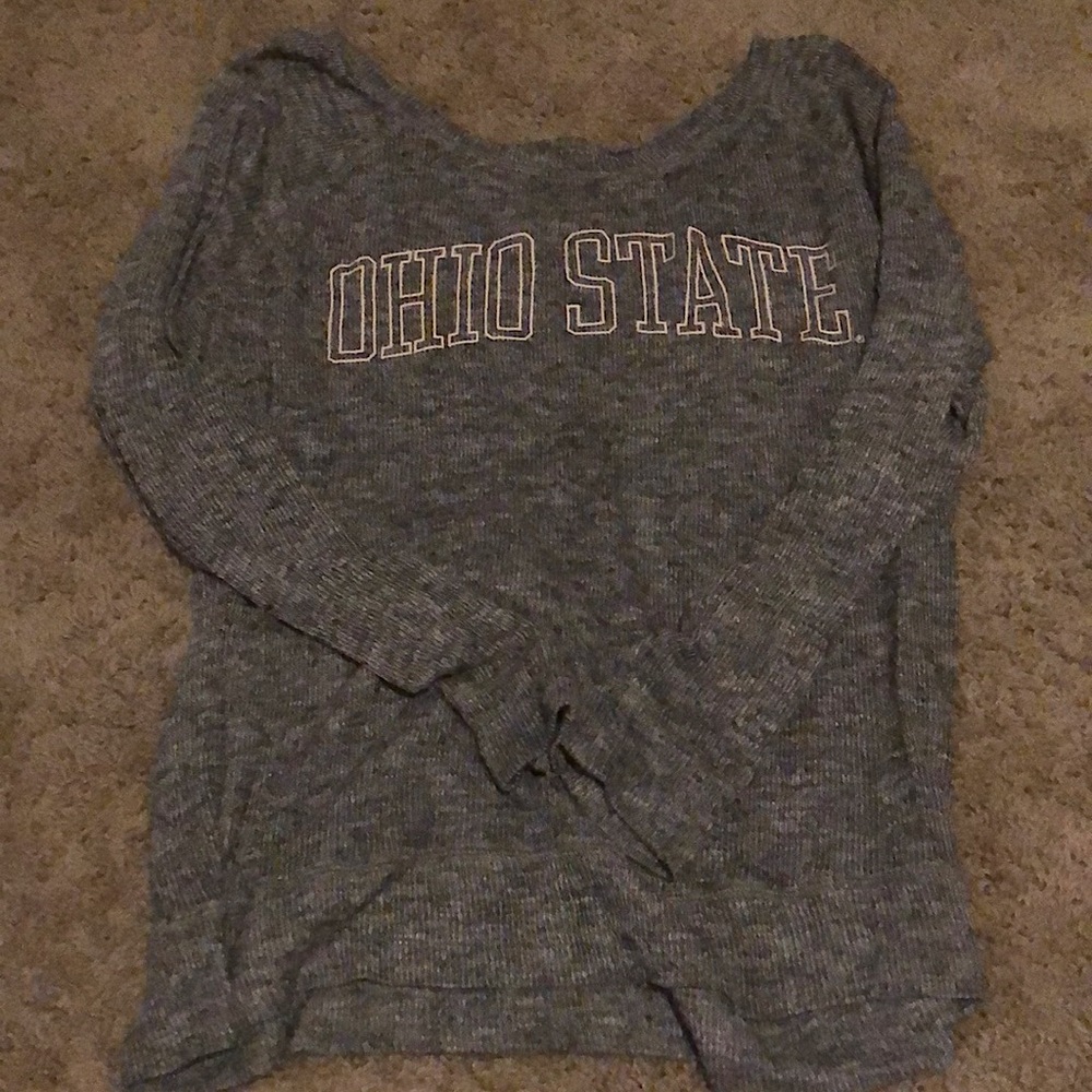 PINK Ohio state long sleeve